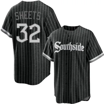 Gavin Sheets Men's Chicago White Sox Replica 2021 City Connect Jersey - Black