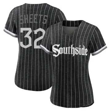 Gavin Sheets Women's Chicago White Sox Authentic 2021 City Connect Jersey - Black