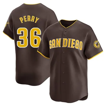 Gaylord Perry Men's San Diego Padres Limited Away Jersey - Brown