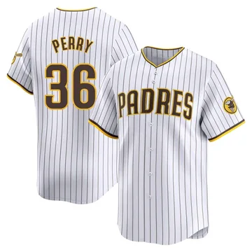 Gaylord Perry Men's San Diego Padres Limited Home Jersey - White