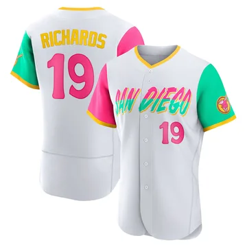 Gene Richards Men's San Diego Padres Authentic 2022 City Connect Jersey - White