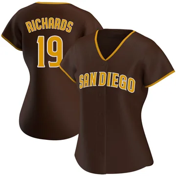 Gene Richards Women's San Diego Padres Authentic Road Jersey - Brown