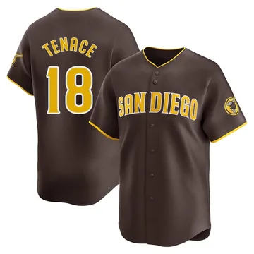 Gene Tenace Men's San Diego Padres Limited Away Jersey - Brown