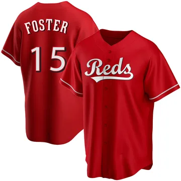 George Foster Men's Cincinnati Reds Replica Alternate Jersey - Red