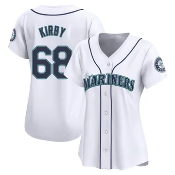 George Kirby Women's Seattle Mariners Limited Home Jersey - White