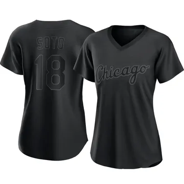 Geovany Soto Women's Chicago White Sox Authentic Pitch Fashion Jersey - Black