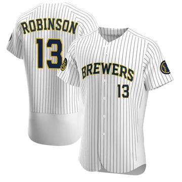 Glenn Robinson Men's Milwaukee Brewers Authentic Alternate Jersey - White