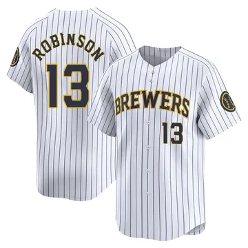 Glenn Robinson Men's Milwaukee Brewers Limited Alternate Jersey - White