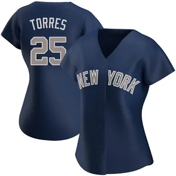 Gleyber Torres Women's New York Yankees Authentic Alternate Jersey - Navy