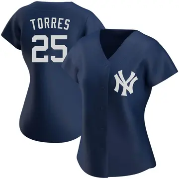 Gleyber Torres Women's New York Yankees Authentic Alternate Team Jersey - Navy