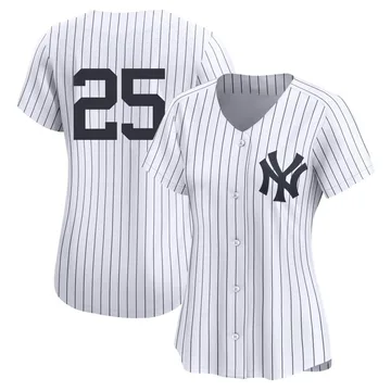 Gleyber Torres Women's New York Yankees Limited Yankee Home 2nd Jersey - White