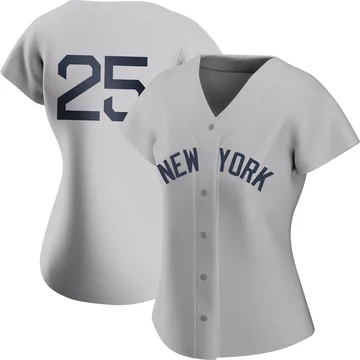 Gleyber Torres Women's New York Yankees Replica 2021 Field of Dreams Jersey - Gray