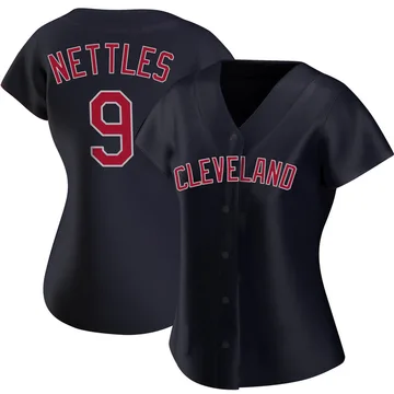 Graig Nettles Women's Cleveland Guardians Authentic Alternate Jersey - Navy