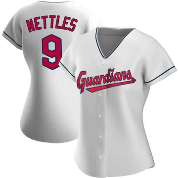 Graig Nettles Women's Cleveland Guardians Authentic Home Jersey - White