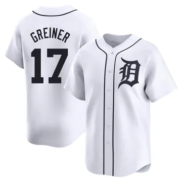 Grayson Greiner Men's Detroit Tigers Limited Home Jersey - White