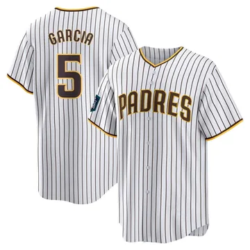 Greg Garcia Men's San Diego Padres Replica 2024 World Tour Seoul Series Home Jersey - White