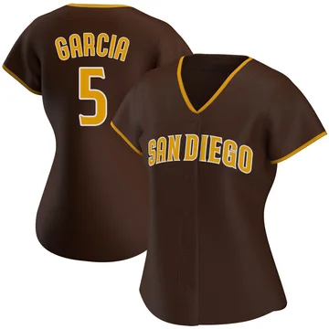 Greg Garcia Women's San Diego Padres Authentic Road Jersey - Brown