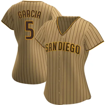 Greg Garcia Women's San Diego Padres Replica Alternate Jersey - Tan/Brown