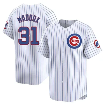 Greg Maddux Men's Chicago Cubs Limited Home Jersey - White