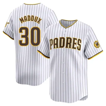 Greg Maddux Men's San Diego Padres Limited Home Jersey - White