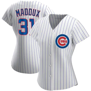 Greg Maddux Women's Chicago Cubs Authentic Home Jersey - White