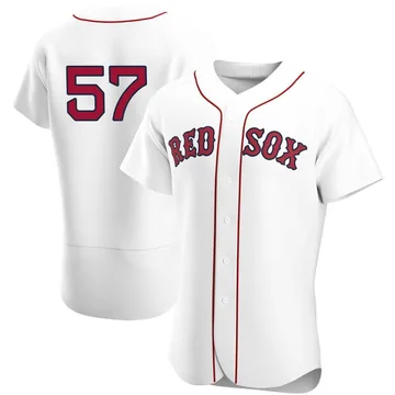 Greg Weissert Men's Boston Red Sox Authentic Home Team Jersey - White