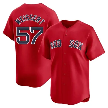 Greg Weissert Men's Boston Red Sox Limited Alternate Jersey - Red