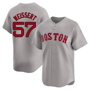 Greg Weissert Men's Boston Red Sox Limited Away Jersey - Gray