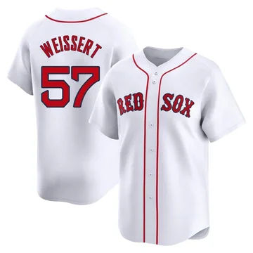 Greg Weissert Men's Boston Red Sox Limited Home Jersey - White