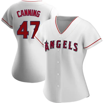 Griffin Canning Women's Los Angeles Angels Authentic Home Jersey - White