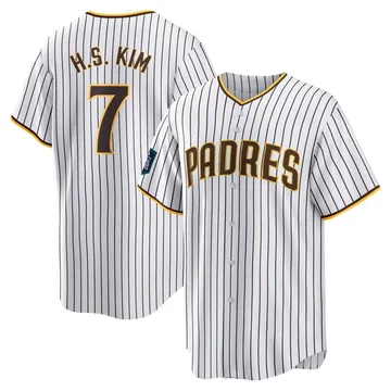 Ha-Seong Kim Men's San Diego Padres Replica 2024 World Tour Seoul Series Home Jersey - White