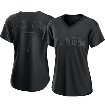 Ha-Seong Kim Women's San Diego Padres Authentic Pitch Fashion Jersey - Black