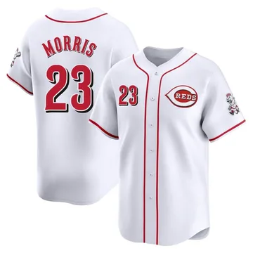 Hal Morris Men's Cincinnati Reds Limited Home Jersey - White