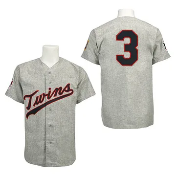 Harmon Killebrew Men's Minnesota Twins Authentic 1969 Throwback Jersey - Grey