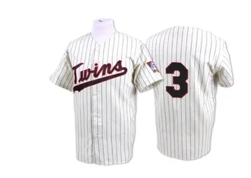 Harmon Killebrew Men's Minnesota Twins Authentic Strip Throwback Jersey - White/Blue