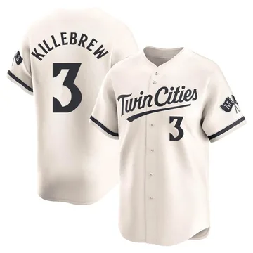 Harmon Killebrew Men's Minnesota Twins Limited Alternate Jersey - Cream