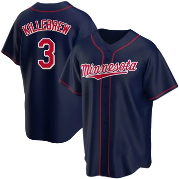 Harmon Killebrew Men's Minnesota Twins Replica Alternate Team Jersey - Navy