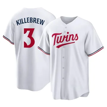 Harmon Killebrew Men's Minnesota Twins Replica Home Jersey - White