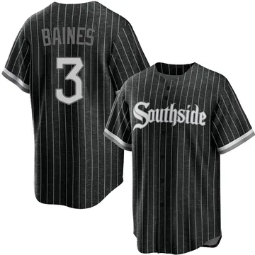 Harold Baines Men's Chicago White Sox Replica 2021 City Connect Jersey - Black