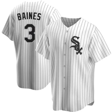 Harold Baines Men's Chicago White Sox Replica Home Jersey - White