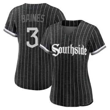 Harold Baines Women's Chicago White Sox Authentic 2021 City Connect Jersey - Black