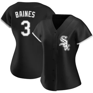 Harold Baines Women's Chicago White Sox Authentic Alternate Jersey - Black