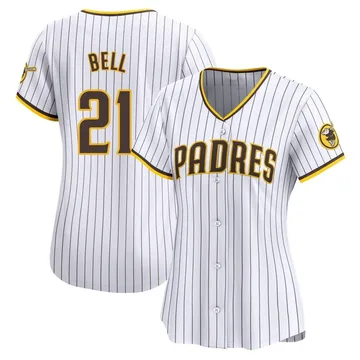 Heath Bell Women's San Diego Padres Limited Home Jersey - White