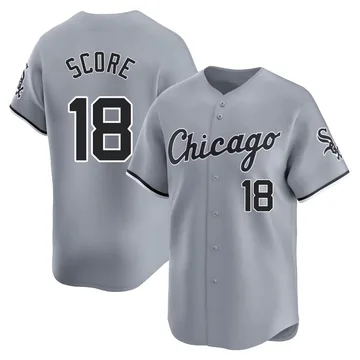 Herb Score Men's Chicago White Sox Limited Road Jersey - Gray