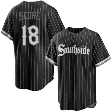 Herb Score Men's Chicago White Sox Replica 2021 City Connect Jersey - Black