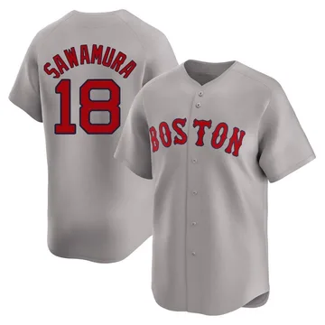 Hirokazu Sawamura Men's Boston Red Sox Limited Away Jersey - Gray