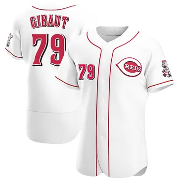 Ian Gibaut Men's Cincinnati Reds Authentic Home Jersey - White