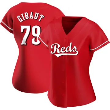 Ian Gibaut Women's Cincinnati Reds Authentic Alternate Jersey - Red