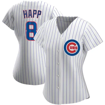 Ian Happ Women's Chicago Cubs Authentic Home Jersey - White