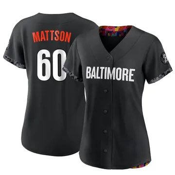 Isaac Mattson Women's Baltimore Orioles Authentic 2023 City Connect Jersey - Black